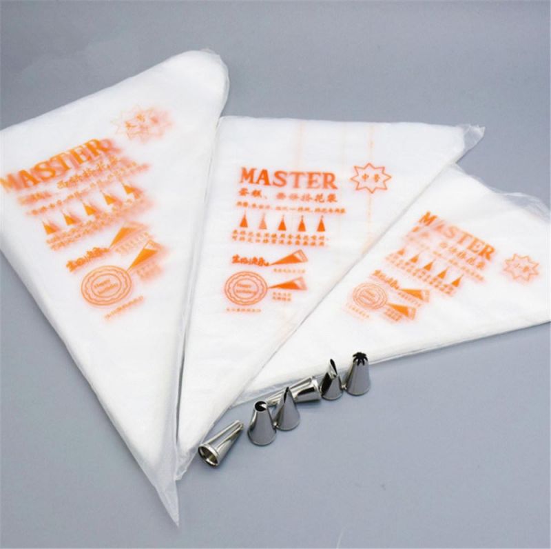 Beddings-028f-040tsmall-Sized 17X26cm Cake Cream Decorating Disposable Piping Bag