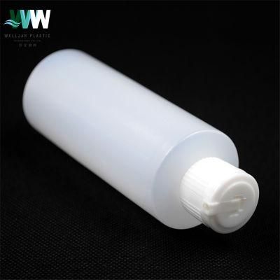 120ml 4oz Round Packaging Container Plastic Bottle with Fort Cap
