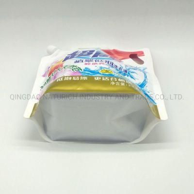 2kg Resealable Standup Washing Detergent Power Liquid Spout Package Pouch