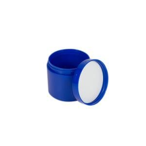 PP Hair Cream Container Blue Plastic Cosmetic Jar
