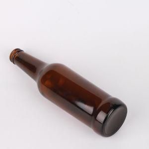 330ml 500ml 600ml 1000ml Dark Amber Glass Empty Refillable Beer Glass Bottles with Crown Cap