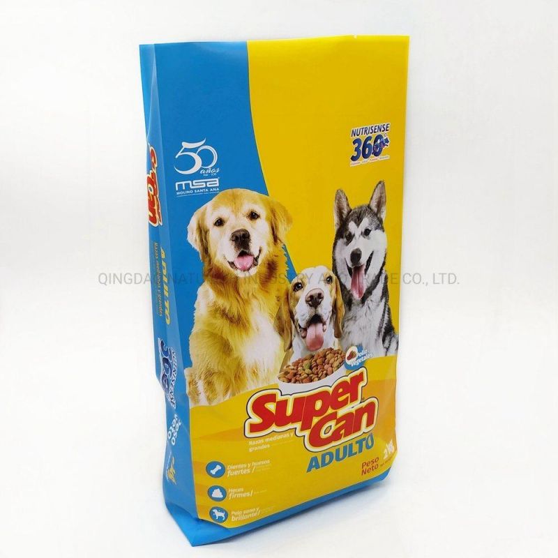 Matte Printing Composite Packaging Bag 2kg 4kg Pet Food Bag