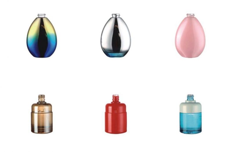 100ml Cuboid Perfume Bottle Gradually Changing Color Spray Glass Bottle Can Be Customized Color