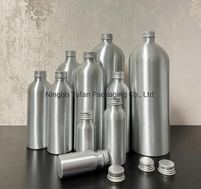Cosmetic Aluminum Bottle with Dropper