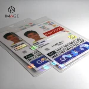 Custom Security Hologram Laminate ID Badge Pouches
