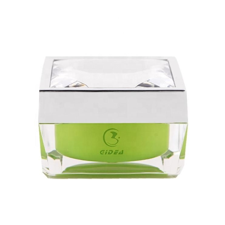 15ml 30ml 50ml Beauty Acrylic Square Cream Cosmetic Jar