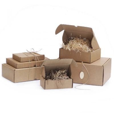 Custom Logo Printing Rigid Paper Packaging Mail Box Postal Shipping Cardboard Corrugated Box