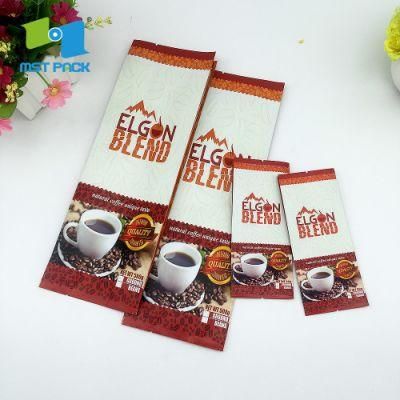 100% Compostable FDA Grade Safety Aluminum Foil Lined Gusseted Packaging Zipper Top Custom Printing Biodegradable Flat Bottom Coffee Bag