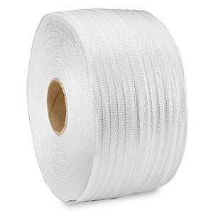 High Tension Strength White Composite Poly Cord Polyester Woven Strap