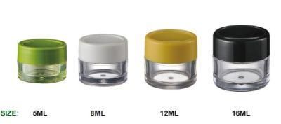 Plastic PP Small Cream Jar, 5ml to 12ml