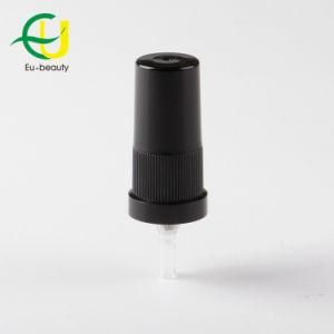 20/410 Plastic Black Ribbed Body Cream Treatment Pump with PP Cap