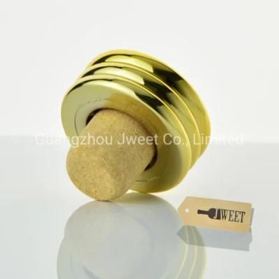 Gold Plastic Tequila Bottle Stopper