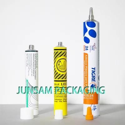 Empty Aluminium Collapsible Soft Tube Cosmetic Packaging for Hair Colorant Cream Container