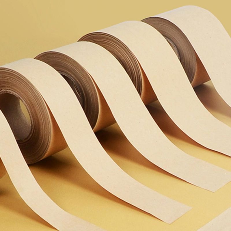 Eco-Friendly Recyclable Reinforced Wet Water Activated Kraft Paper Tape