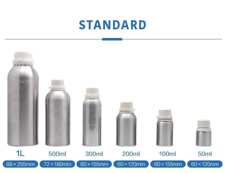 High Quality Aluminum Bottle for Cosmetic Oil Packaging