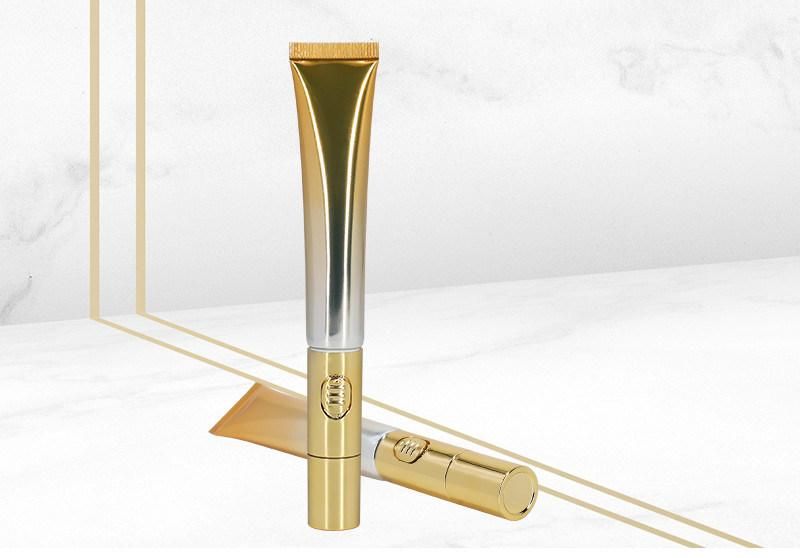 Wholesale Cosmetic Packaging Gold Electric Laminated Massage Eye Cream Tube 15ml 20ml