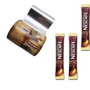 Printed Coffee Plastic Packaging Film Roll / Food Packaging Material /Coffee Plastic Bag