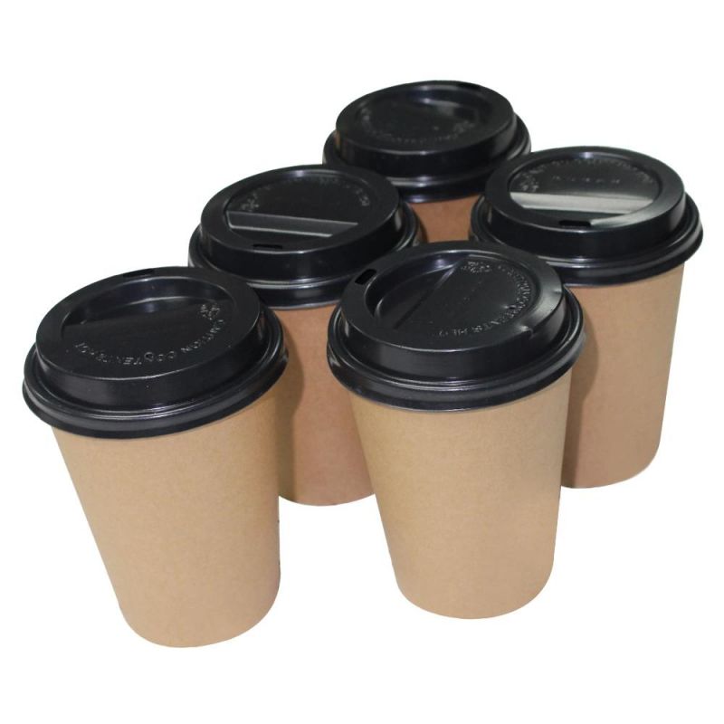 4/6/8oz Disposable Paper Cup Hot/Cold Drink Single/Ripple/Double Wall Coffee Paper Cup