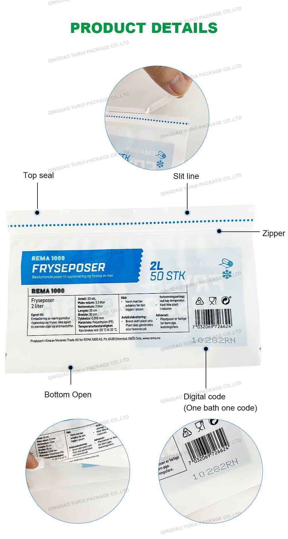 Snack Size BPA Free Double Ziplock Bags with Easy Open Tabs