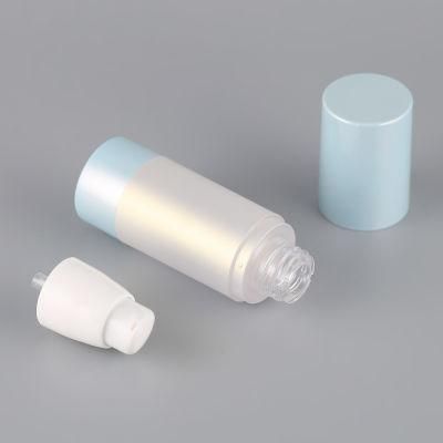 Plastic Packaging Lotion Bottle with Airless Pump for Cosmetics