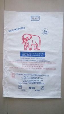 Grs SGS Certificated Virgin Polypropylene Recyclable Packaging 25kg 50kg PP Woven Flour Feed Grain Sacks Bags