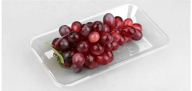 wholesale rectangular   packaging plastic tray for  fruit
