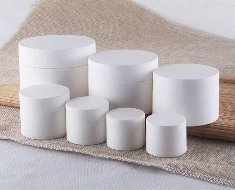 Cream Jar 5g 10g 30g 50g 80g High-End Plastic White Cosmetic Jar