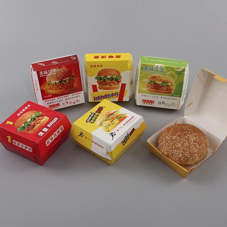 Print The Foldable Hamburger Food Package in One Time