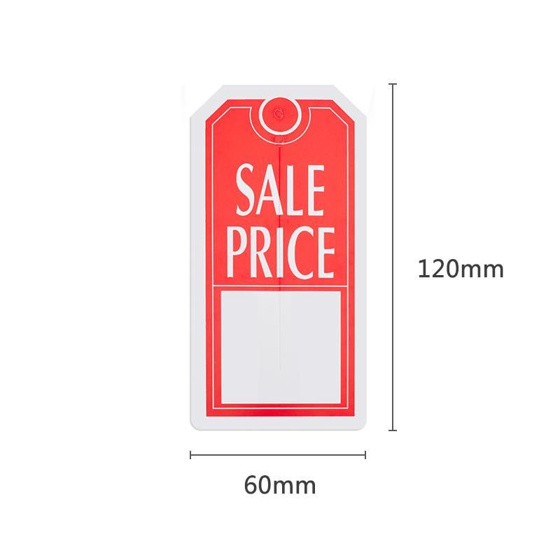 Clothing Pre-Printed Price Paper Tag for Garment (5995-2)