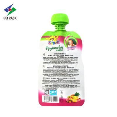 Customized Different Flavor Juice Stand up Pouch with Spout