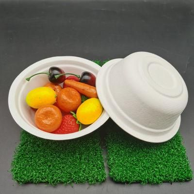 Disposable Sugarcane Paper Soup Bowl 350ml Bagasse Bowl