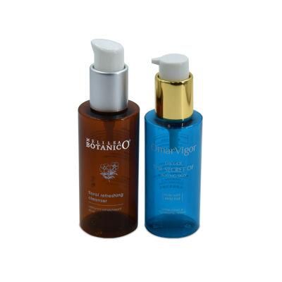 100ml 120ml Lotion Bottle Travel Portable Cosmetic Packaging Pet Plastic Bottle for Skin Care Eye Custom Cream Container