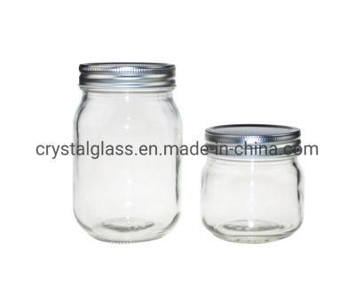 100ml 250ml 300ml 450ml Glass Food Packing Jam Jar Wide Mouth Maon Jar