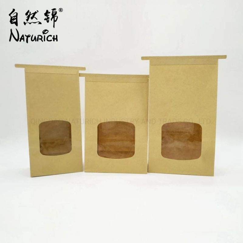 Fast Food Packing Paper Bag Kraft Food Bag