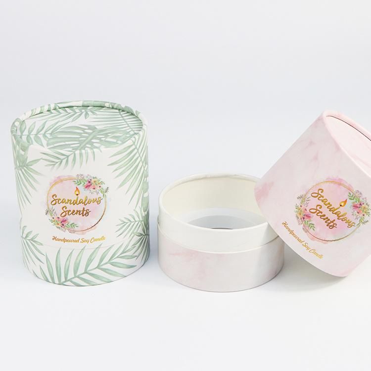 Firstsail New Arrival Luxury Cylinder Cardboard Empty Candle Jar Gift Box Packaging Scented Reed Diffuser Bottle Paper Tube