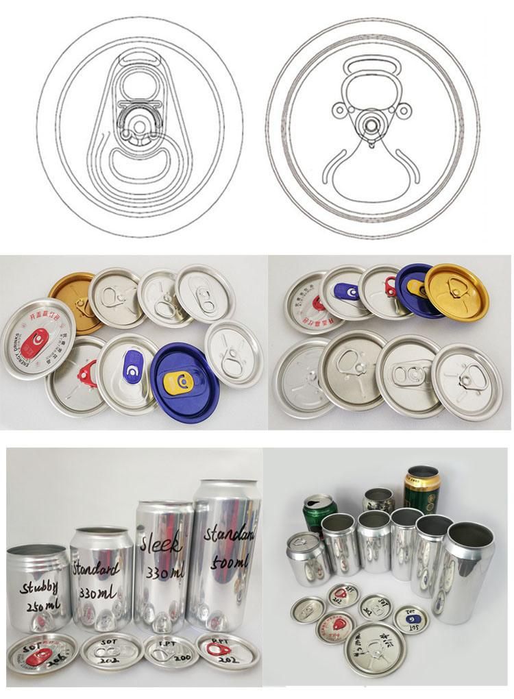 Aluminum Cans 1lt Lid 307 Lid End