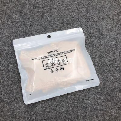 Accept Custom Printed Plastic Zip Lock Bag Packaging Underwear Packaging Clear Ziplock Bag