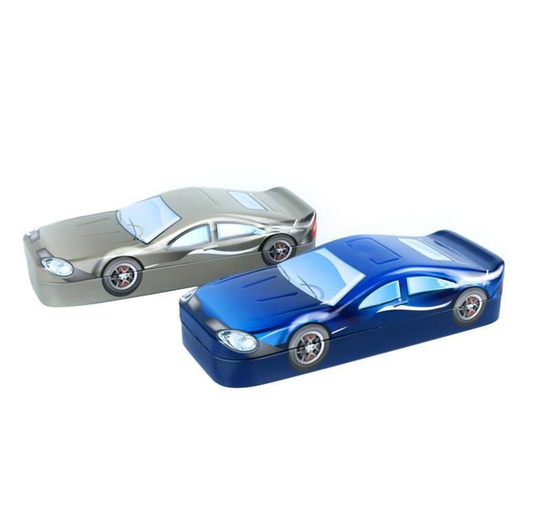 Custom Design Car Shaped Tin Box Children Holiday Gift Tin Box
