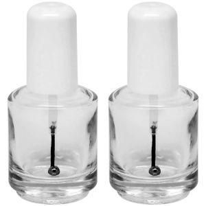 Custom Empty Transparent 10ml 15ml Square Nail Polish Bottle UV Gel Nail Polish Bottle