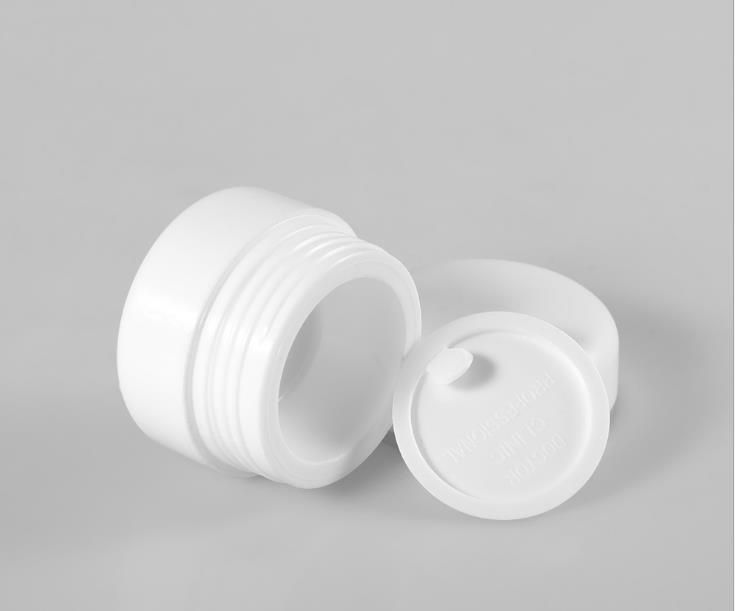 50g PP Plastic Empty Refillable White Container for Cosmetic