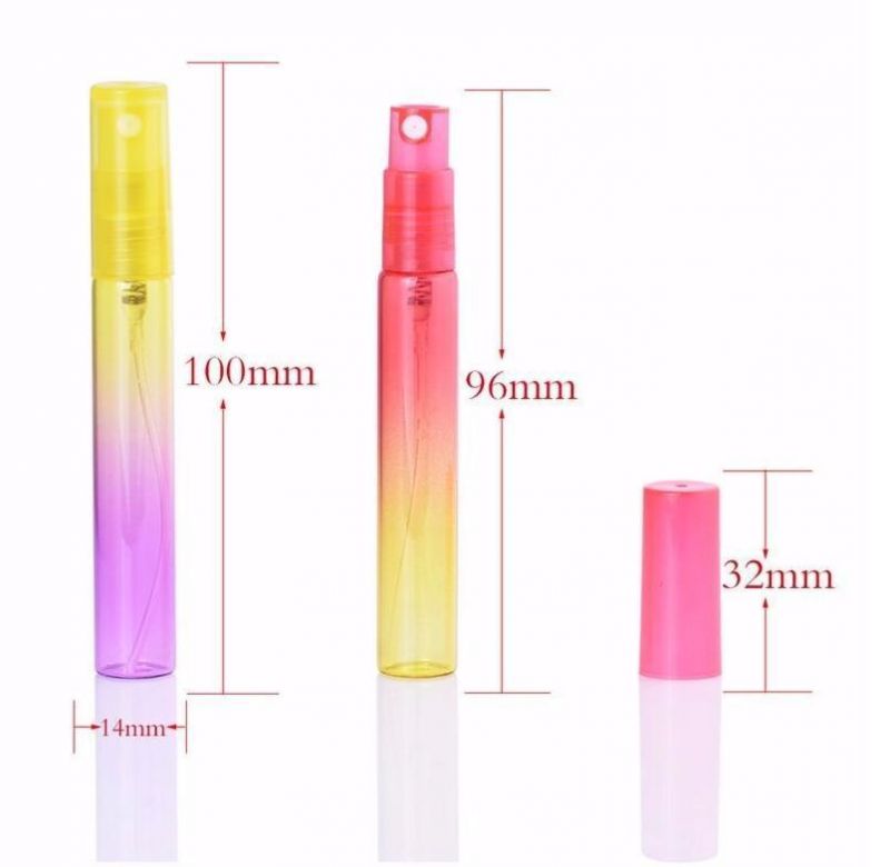5ml/8ml Mini Portable Glass Perfume Bottle with Atomizer Empty Cosmetic Containers for Travel