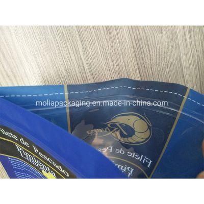 Custom Printed Stand-up Barrier Zip Lock Top Packaging Bag Pouch with Clear Window