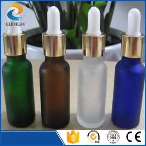 Green Clear Glass Essential Oil Bottle Frosted Glass Personal Care Bottle