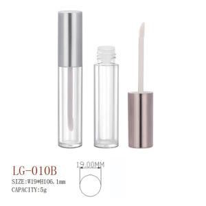 Makeup Container Wholesale Lip Gloss Tube Round Empty Plastic Cosmetic Packaging