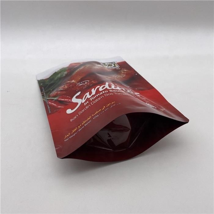 Custom Printed Compound Aluminum Foil Plastic Stand up Pouch Food Grade Snacks Packaging Bags