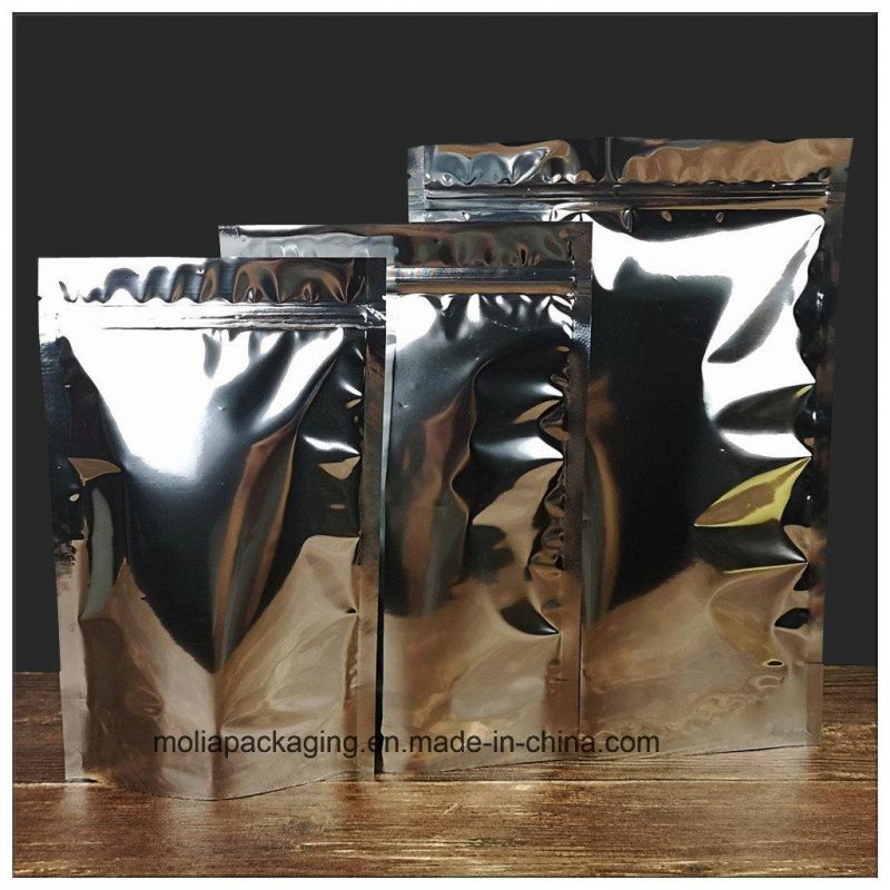 Metallic Color Stand up Pouches Water Proof Zipper Bag