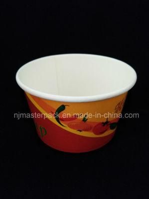 Disposable Noodle Soup Ice Cream Paper Cup with Lids