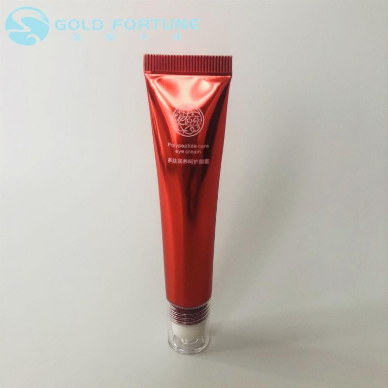 High Quality Small Size Gradient PE Tube with Massage Head for Eye Cream