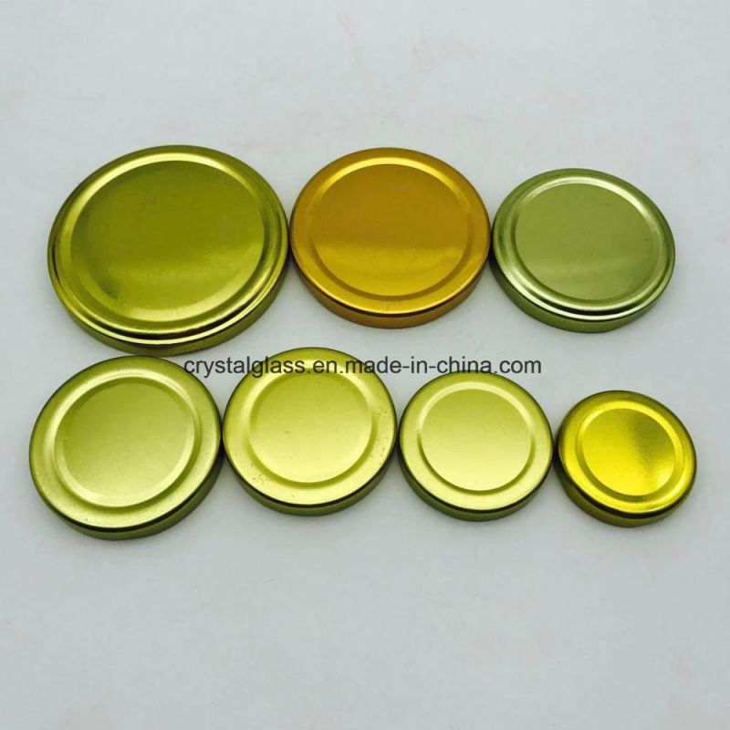 38mm 43mm 48mm 53mm 58mm 63mm 70mm 82mm 110mm Twist off Metal Cap/Lid for Glass Bottle