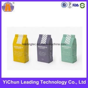 Customized Printed Stand up Flat Bottom Kraft Paper Packaging Bag